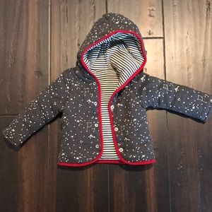 Burt's Bees NWOT Reversible Hoodie 12 months